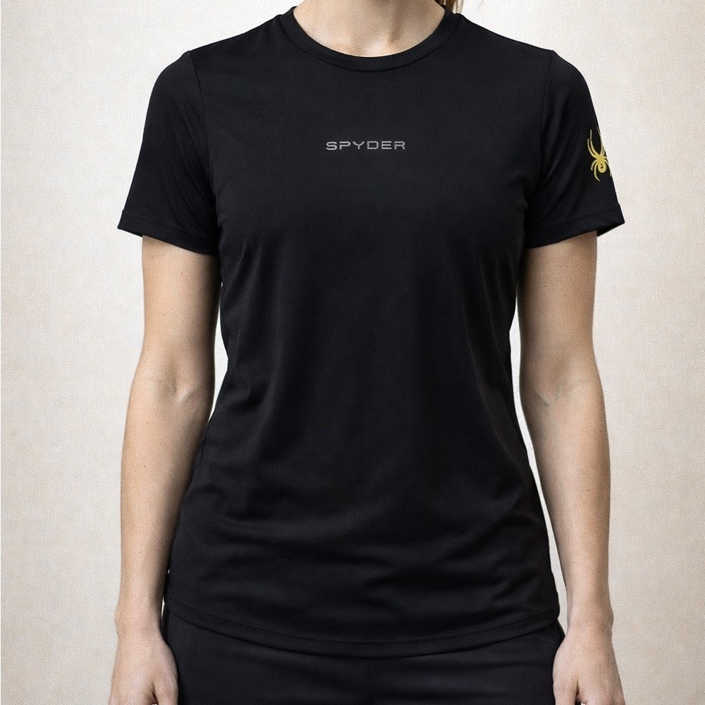 Spyder Black Activewear Top